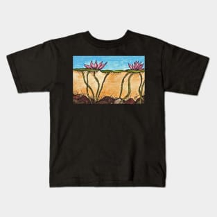 Pond in Profile Kids T-Shirt